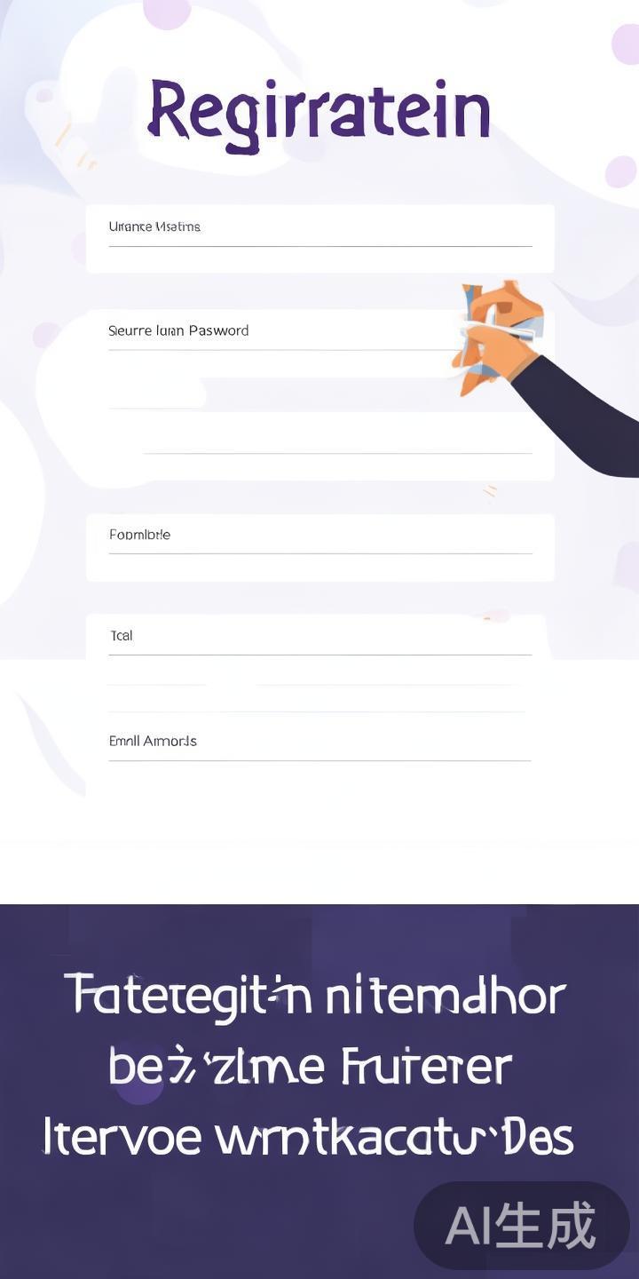 填写注册信息：进入注册页面后，需要填写包括用户名、